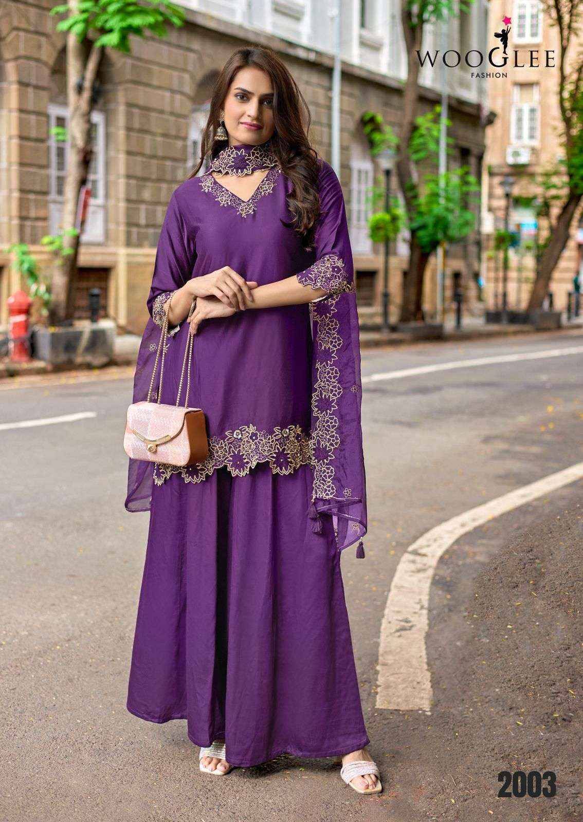 Shabnam By WOOGLEE 2001 To 2004 Series Beautiful Festive Suits Colorful Stylish Fancy Ethnic Wear Silk Embroidery Dresses At Wholesale Price